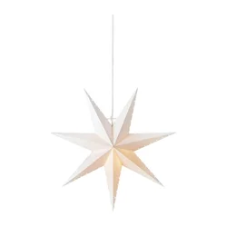 Markslöjd 705926 - Božićna dekoracija LIVELY 1xE14/6W/230V, prečnik 45 cm, bela