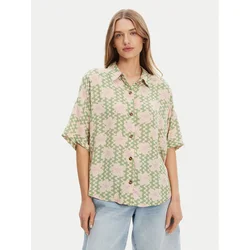Roxy Srajca Beach Nostalgia ERJWT03665 Zelena Regular Fit