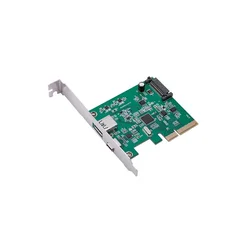 E-GREEN PCI-Express kontroler USB 3.1 Type-A + USB-C Host