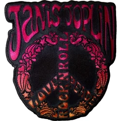 Janis Joplin Peace Sign Našitek za šivanje