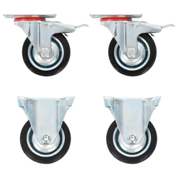 vidaXL Kolesa 4 kosi 75 mm