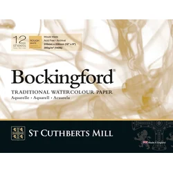 St Cuthberts Mill Bockingford Rough Skicirka 31 x 23 cm 300 g White