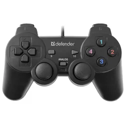 DEFENDER Gamepad Omega USB PC/PS3 crni