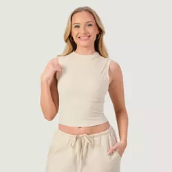 GymBeam Women‘s NEO Turtleneck Top Almond