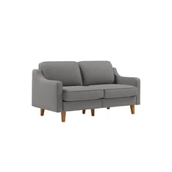 ATELIER DEL SOFA 2-Seat Sofa Robin 2 Obsidian Walnut