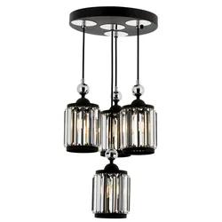 Opviq Luster Av-4318-4T-Bsy, 80 cm, Crni