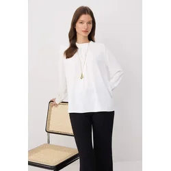 Trendyol Modest Ženska bluza Tctss26Uk00010, Bela