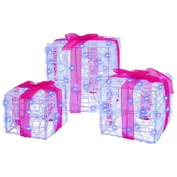Poklonska kutija 3 pcs Plava 20 x 20 x 20 cm Akril