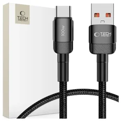 Tech-protect ULTRABOOST EVO KABEL TYPE-C 100W/5A 50CM ČRNEGA RAZMERJA