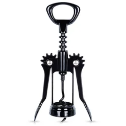 shumee Črn kovinski vinski odpirač 16 cm