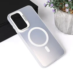 Maska za Samsung Galaxy A26 Magsafe Clear srebrna