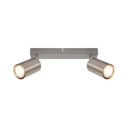 Briloner 2172-022 - Spot svetiljka SPOT 2xGU10/9W/230V matni hrom