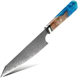 Damask kuhinjski nož KU - 40421 - Kiritsuke / Plava / 30,5cm KP40421