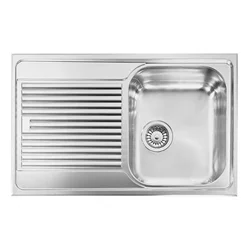 Inox sudopera sa jednim koritom - ZENITH PLUS 79x50 1V desno - CM