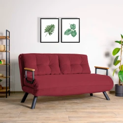 Atelier del Sofa Dvosed na razvlačenje Sando 2 175x133cm Bordo