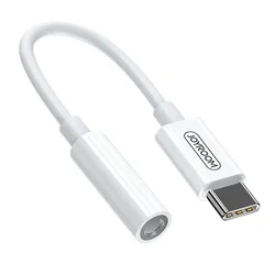 Joyroom Ben Series adapter 3.5 mm jack/USB-C, bela
