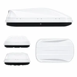 Car 888 Accessories Krovni kofer Premium, 480 l, 139x88x40 cm, Beli