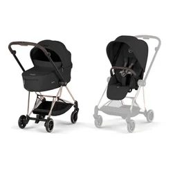Cybex duo sistem Mios 4.0. Sepia Black(rosegold)