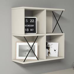 HANAH HOME Zidna polica Extra Cream