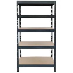 Polica metalna 180x90x40cm 5 polica mdf rivet m