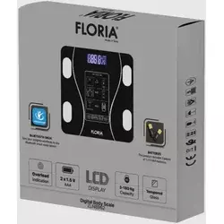 Zilan ZLN8962 Pametna vaga do 180 kg LED, Bluetooth,Crna,Kaljeno staklo
