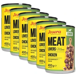 Josera Meat Lovers Menu Chicken Junior 6 x 400 g