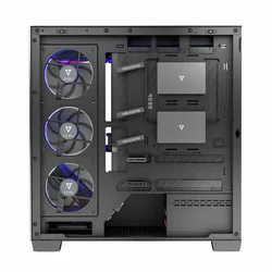 Modecom MODECOM Volcano STELLAR 8F ARGB Midi Tower Črna, Računalniško ohišje
