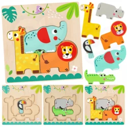 TOOKY TOY Višeslojne puzle Farma