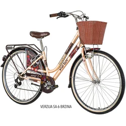 Visitor - FAS281S6 28/16 VISITOR MOCHA CAFFE RESE GOLD BRAON - gradski bicikli