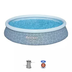 Inflatable pool Bestway Blue 396 x 84 cm