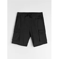 Sinsay - Kratke pantalone - crno