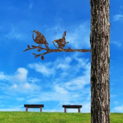 Atelier Del Sofa Dekorativna figura Bird On The Branch 03, 55x22 cm, 1.5 mm