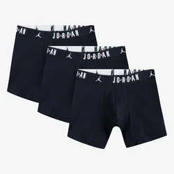 Bokserji Jordan Flight Cotton Core 3-Pack Boxer Brief Black L