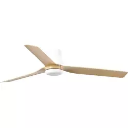 FARO 33829WT - Plafonski ventilator PUNT TUB M, braon/bela, prečnik 132 cm WT + DO