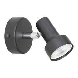 Rabalux Konrad spot, GU10 MAX 5W, crna