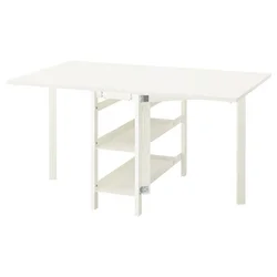 VIHALS Sto na preklop, bela, 39/95/151x90 cm