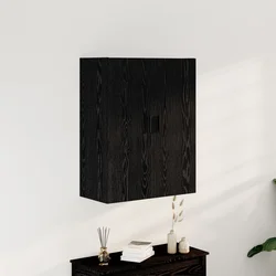 Kabinetski zidni Crni hrast 69,5 x 34 x 90 cm Konstruirano drvo