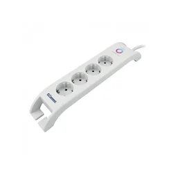 380-108 UTIČNICA 4-STRUKA+2xUSB,PRENAPONSKA ZAŠTITA,2m bijela
