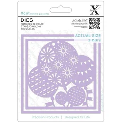 Docrafts xcut Šablon za embosiranje Baloni