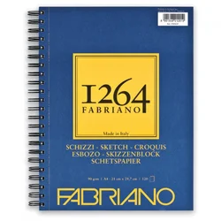Blok Drawing spirala gore A4 120L 90G (natural grain)
