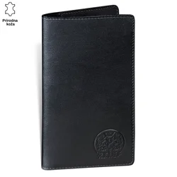 Princ Leather Futrola za mobilni i novčanik, Crna