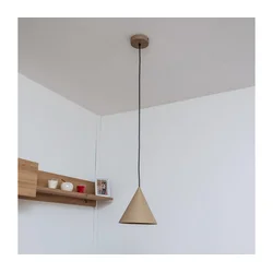 Luster na lanku ETNA II 1xE27/15W/230V, prečnik 18,5 cm, bež