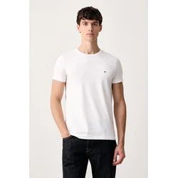 Tommy Hilfiger Majica Core Stretch MW0MW27539 Bela Slim Fit