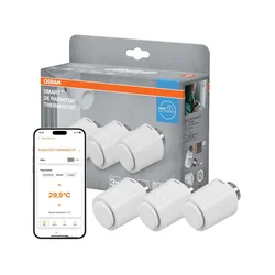 Osram - KOMPLET 3x termostatske glave SMART+ 3xAA Wi-Fi