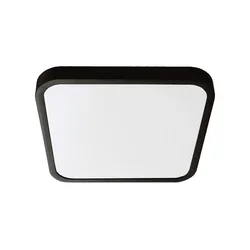 LED plafonsko svetlo za kupatilo 18W/230V 3000K IP44 25x25 cm, crno