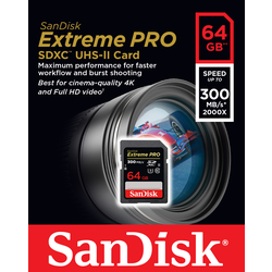 SanDisk MK Extreme PRO SDHC 64GB 300MB/s UHS-II