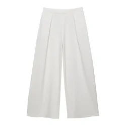 Pull&Bear Hlače  ecru