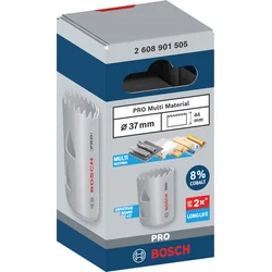 Žaga za izrezovanje lukenj PRO Multi Material, 37 mm, z navojem