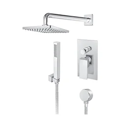Rosan QUADRO Uzidna baterija sa zidnim tušem D.220mm i ručnim tušem