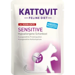 Kattovit Medicinska hrana za mačke Sensitive, Piletina i pačetina, 85g